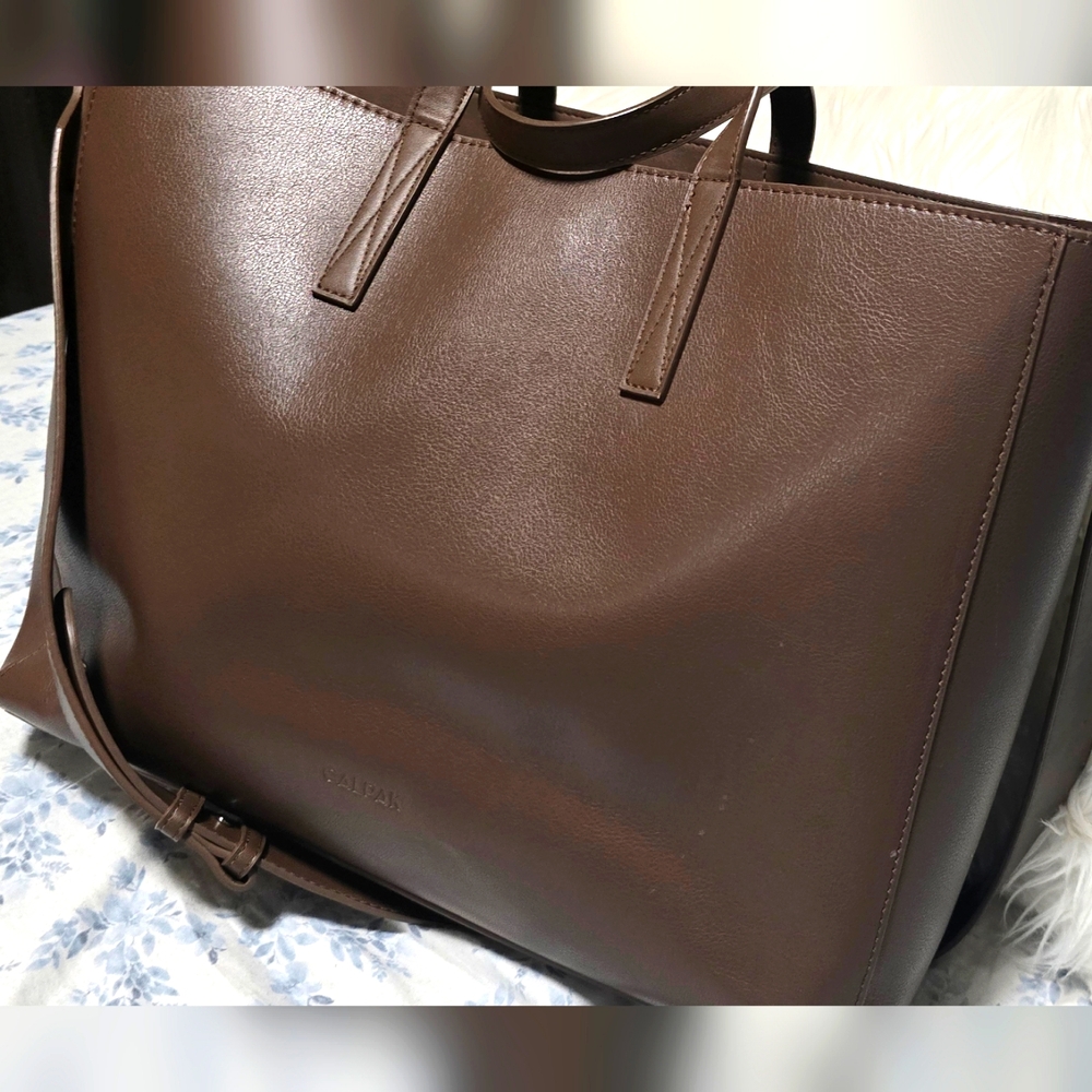 Calpak Haven Laptop Tote Bag in Espresso